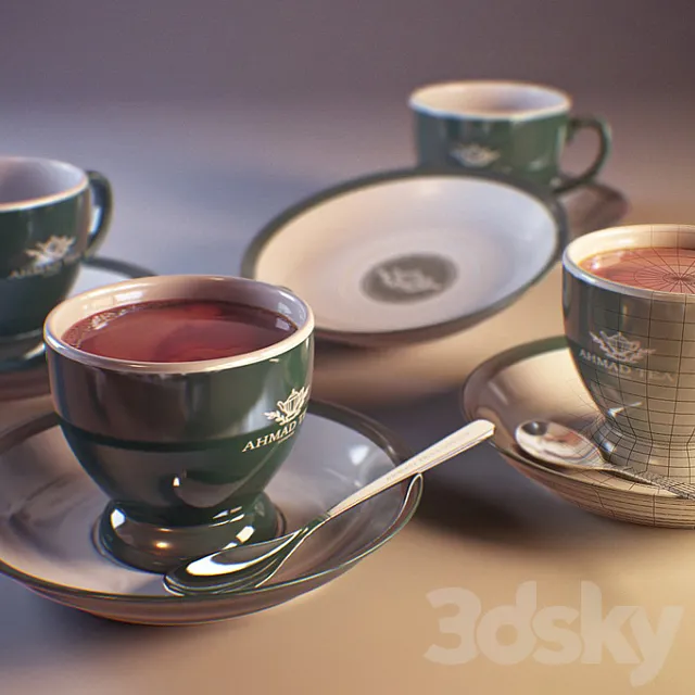 Tea mug Ahmad 3DSMax File