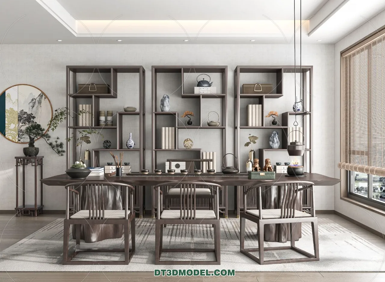 TEA TABLE – 3D Model For Interior Design – 174