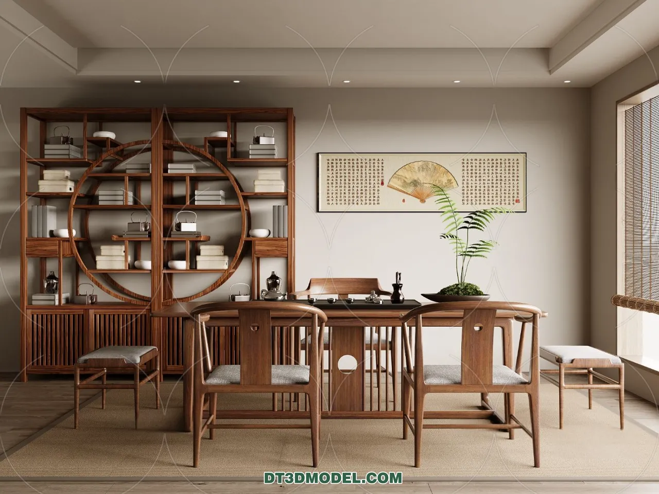 TEA TABLE – 3D Model For Interior Design – 175