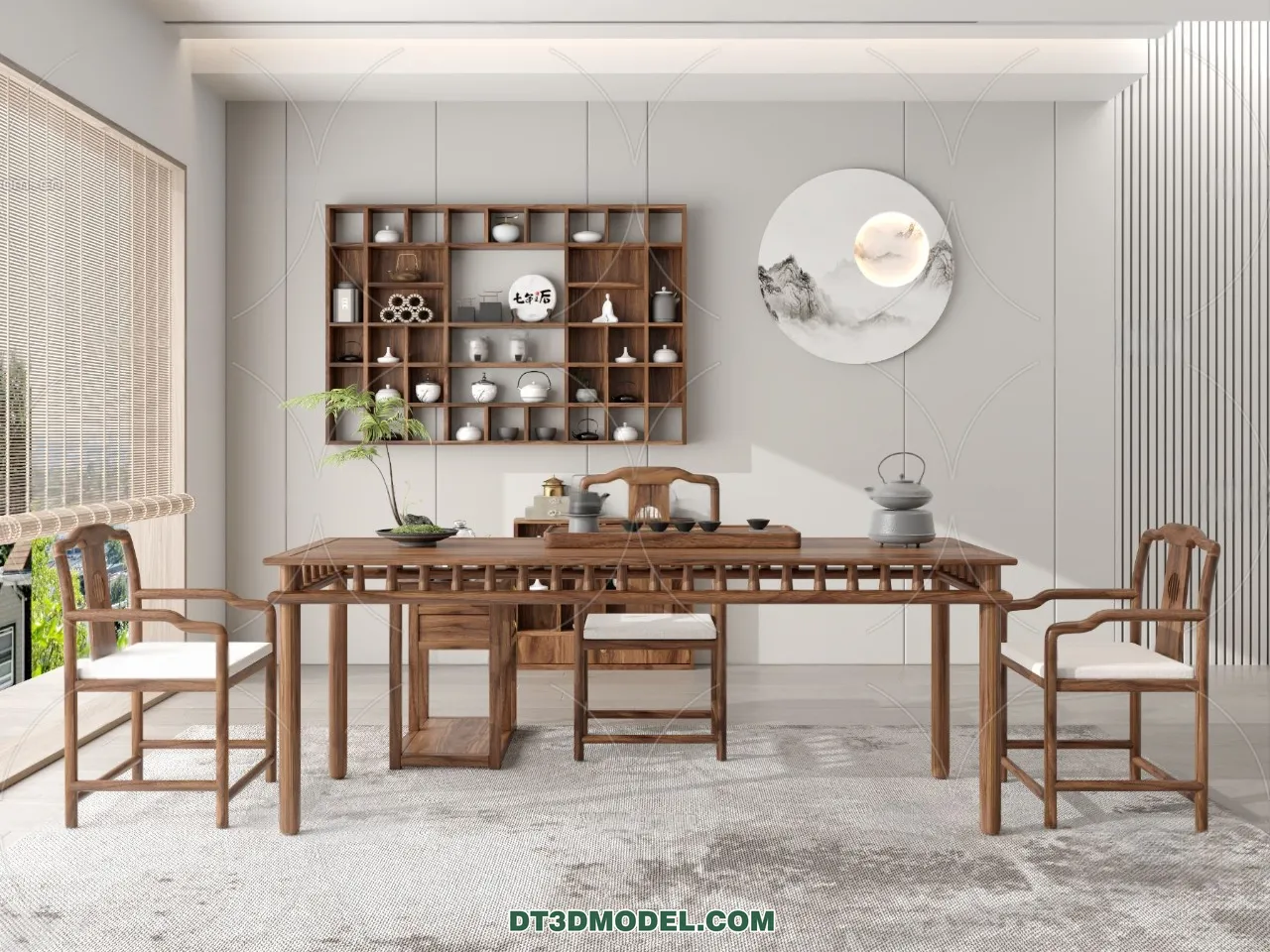 TEA TABLE – 3D Model For Interior Design – 179