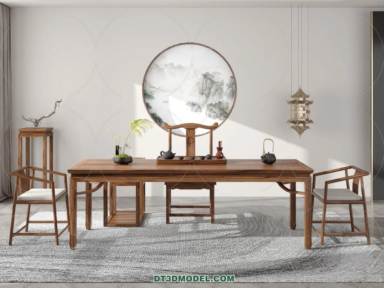 TEA TABLE – 3D Model For Interior Design – 180