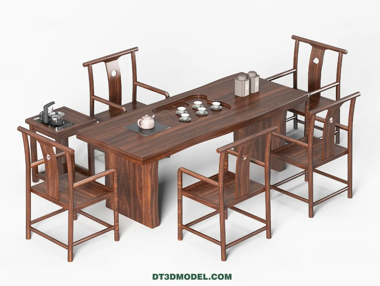 TEA TABLE – 3D Model For Interior Design – 190