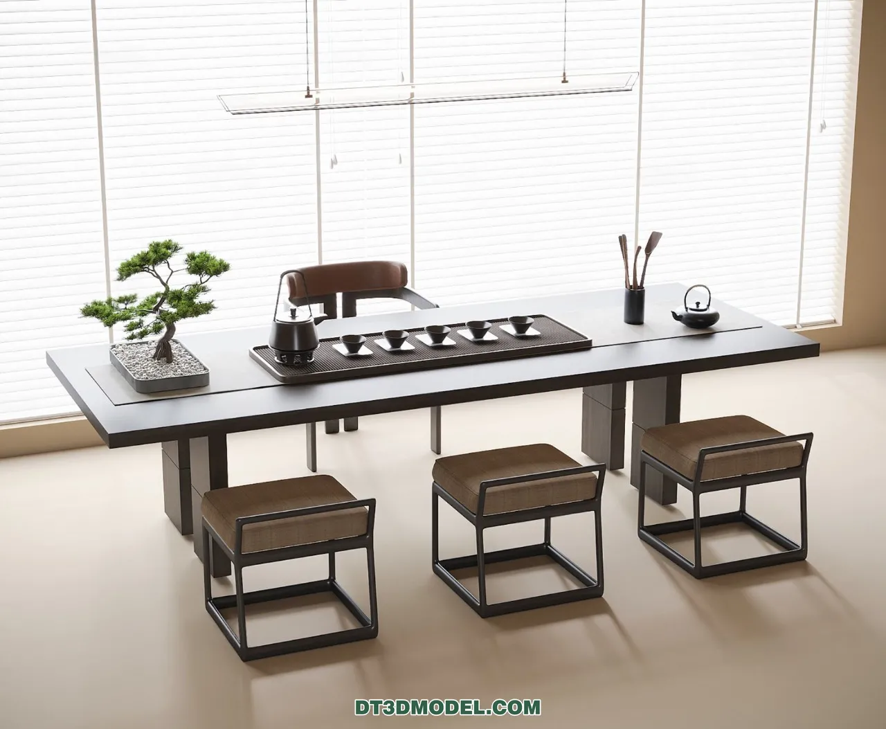 TEA TABLE – 3D Model For Interior Design – 207