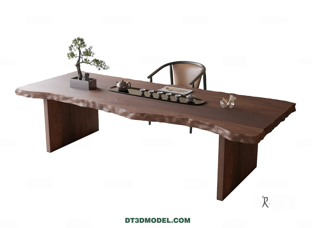 TEA TABLE – 3D Model For Interior Design – 222