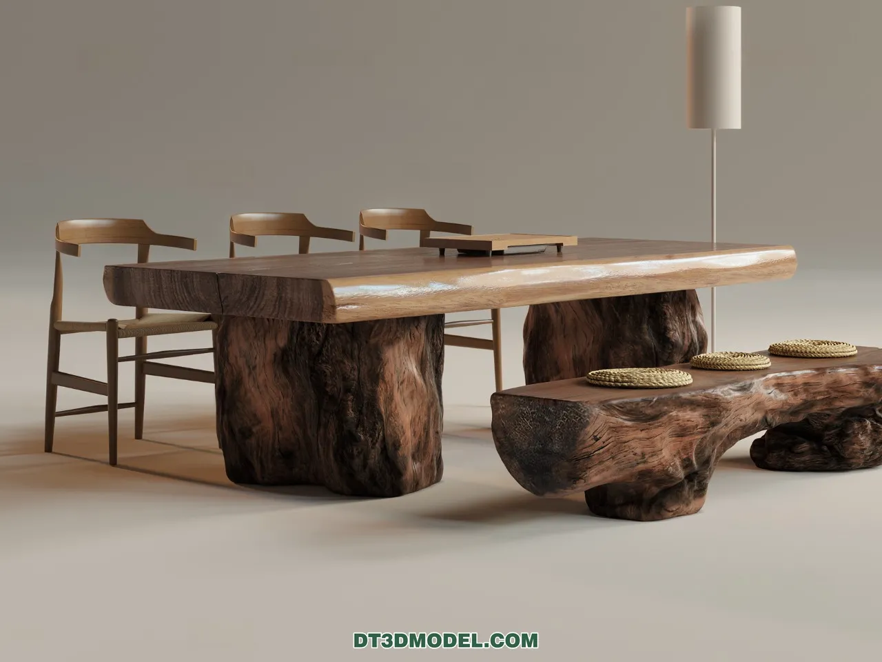 TEA TABLE – 3D Model For Interior Design – 237