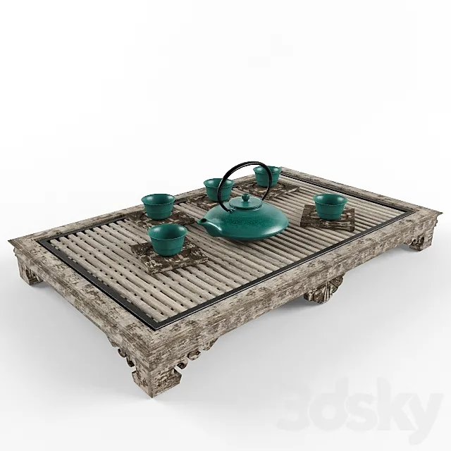 Tea table 3DS Max Model