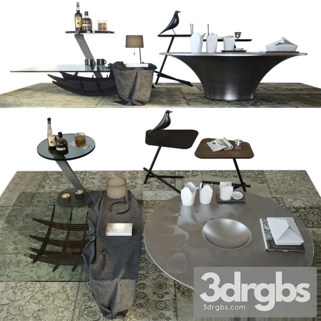 Tea Table Decor Set 3dsmax Download