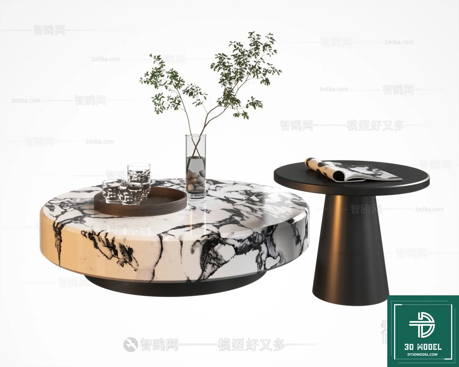 TEA TABLE – SOFA TABLE – 3D MODELS – 001