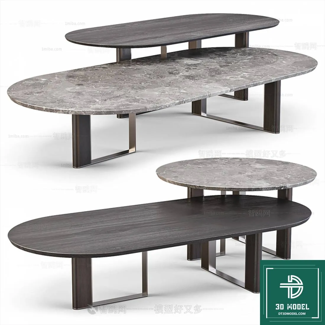 TEA TABLE – SOFA TABLE – 3D MODELS – 004