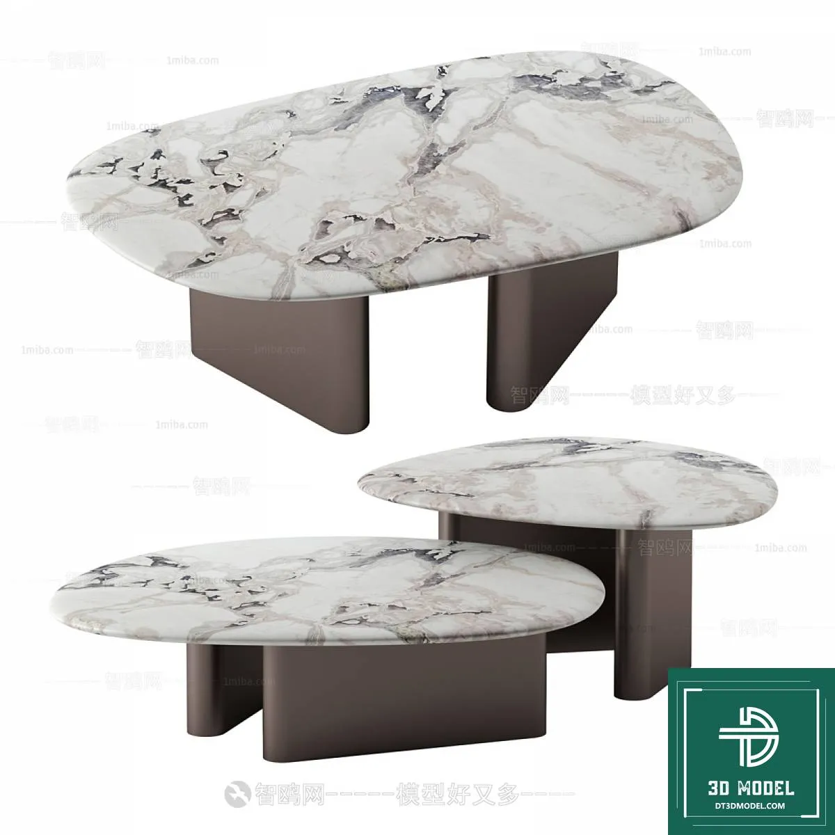 TEA TABLE – SOFA TABLE – 3D MODELS – 028
