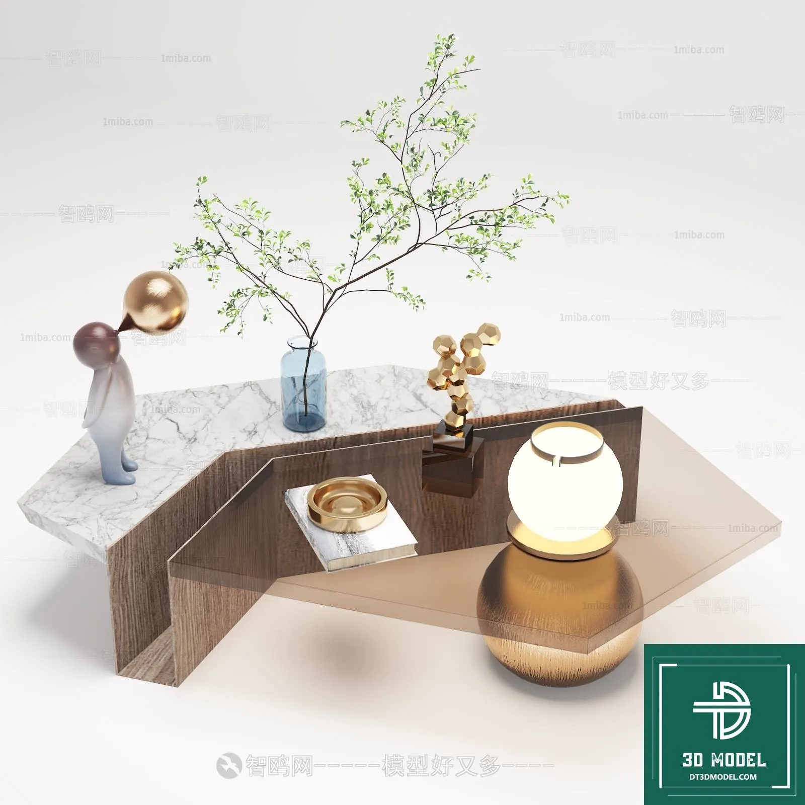 TEA TABLE – SOFA TABLE – 3D MODELS – 034