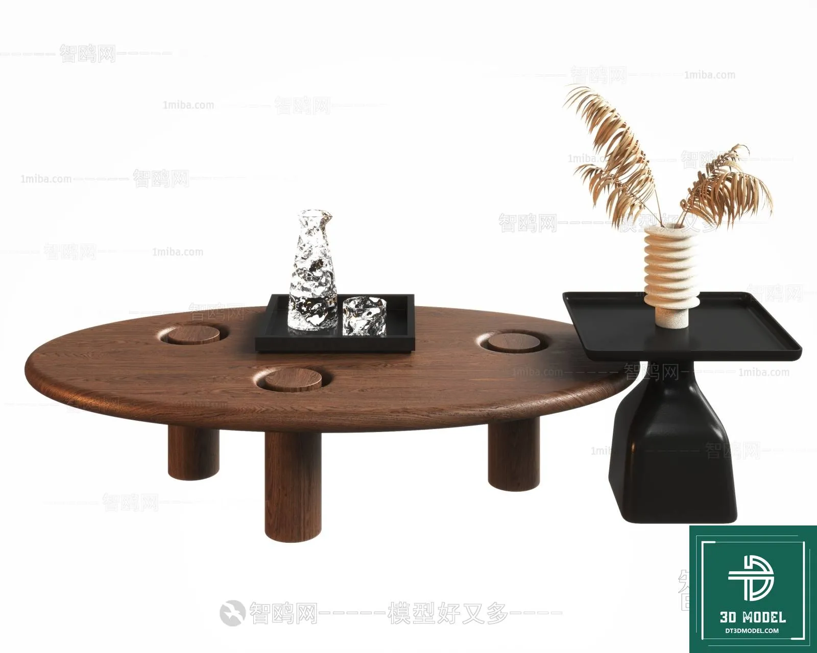 TEA TABLE – SOFA TABLE – 3D MODELS – 038