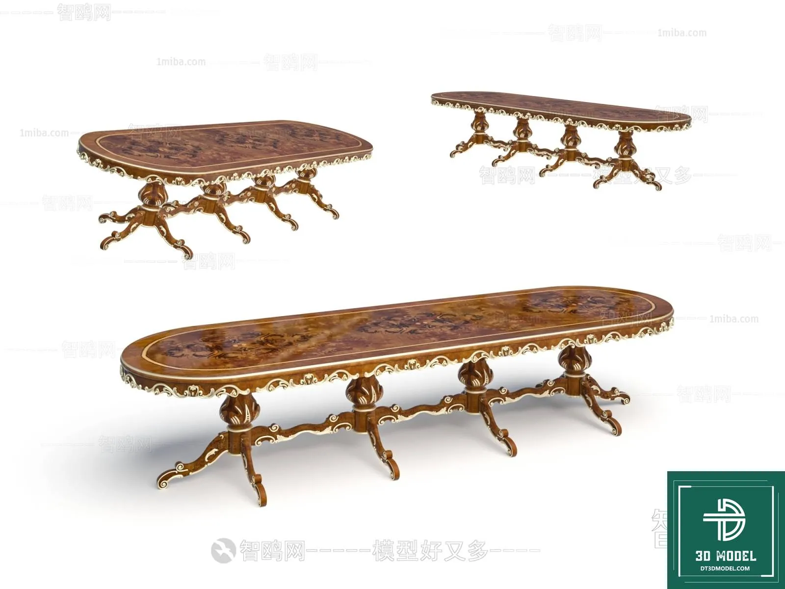 TEA TABLE – SOFA TABLE – 3D MODELS – 054