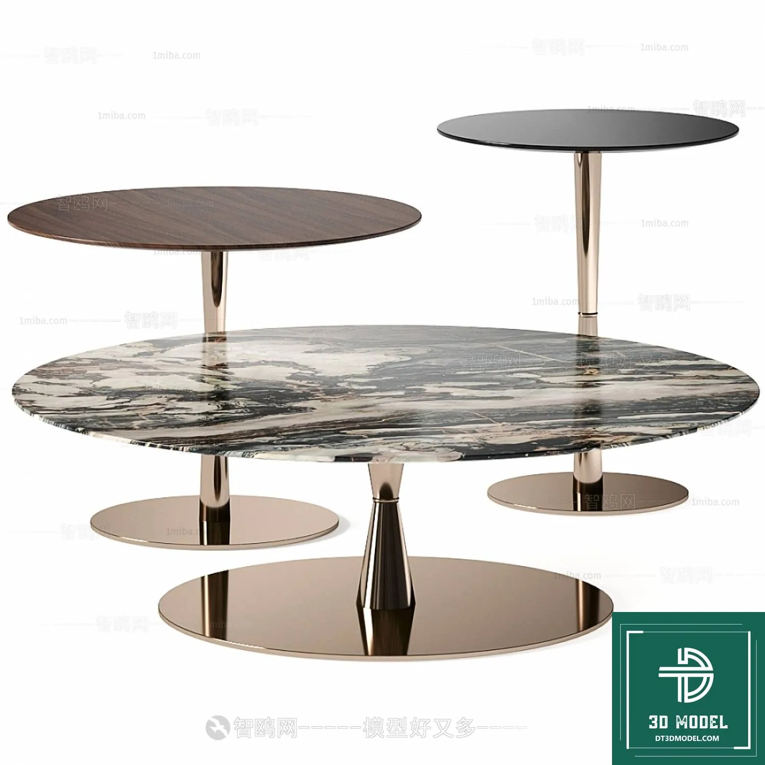 TEA TABLE – SOFA TABLE – 3D MODELS – 070