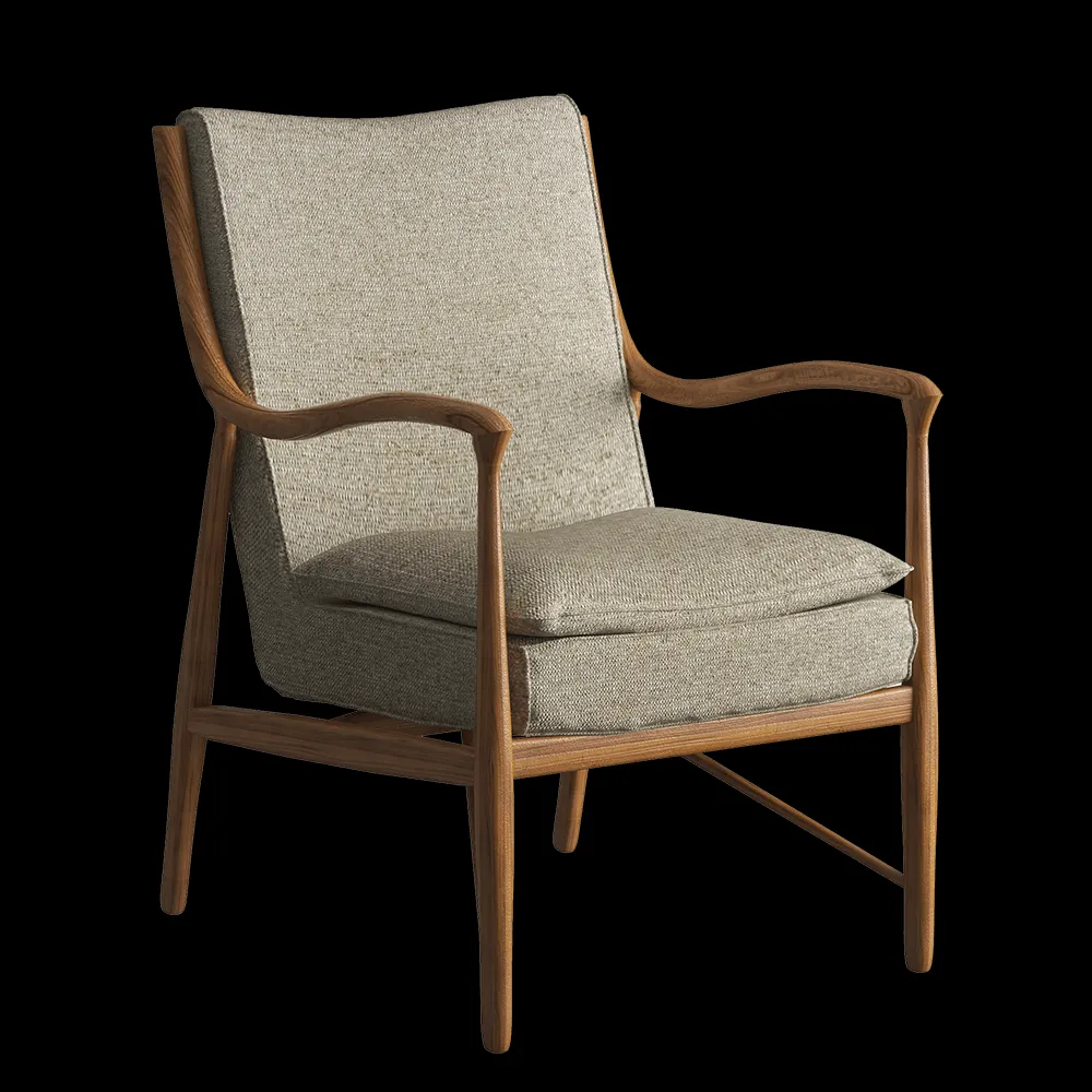 Teak House – Armchair Martha Chocolate 3ds Max