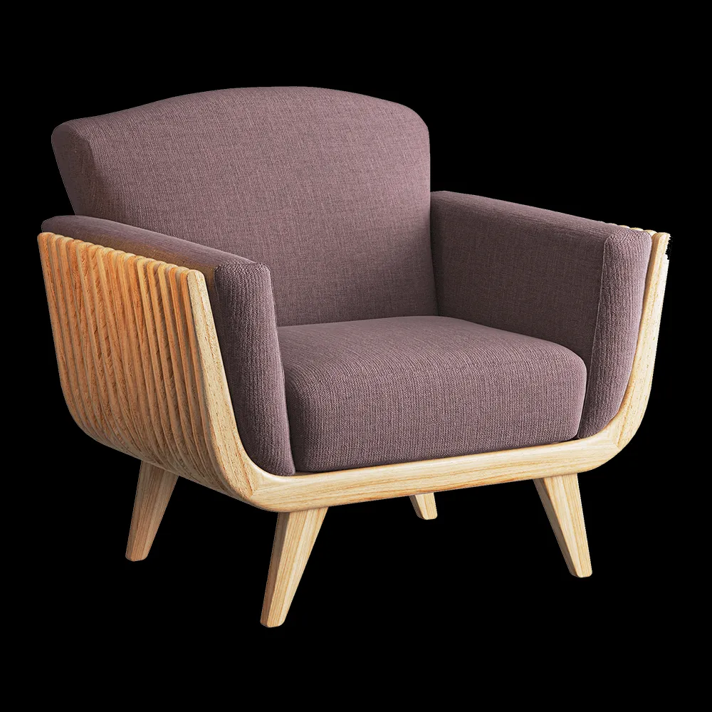 Teak House – Armchair Replica Walnut 3ds Max