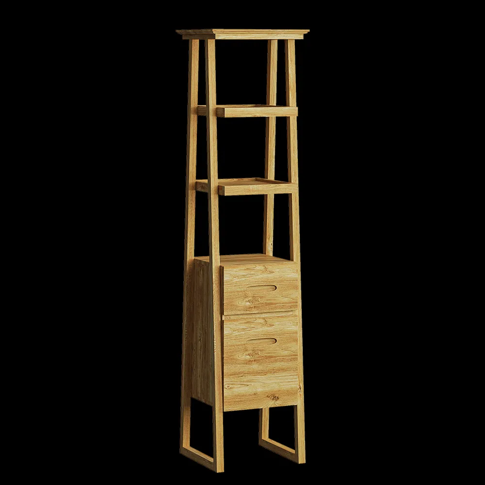 Teak House – Bathroom rack Mizu 3ds Max