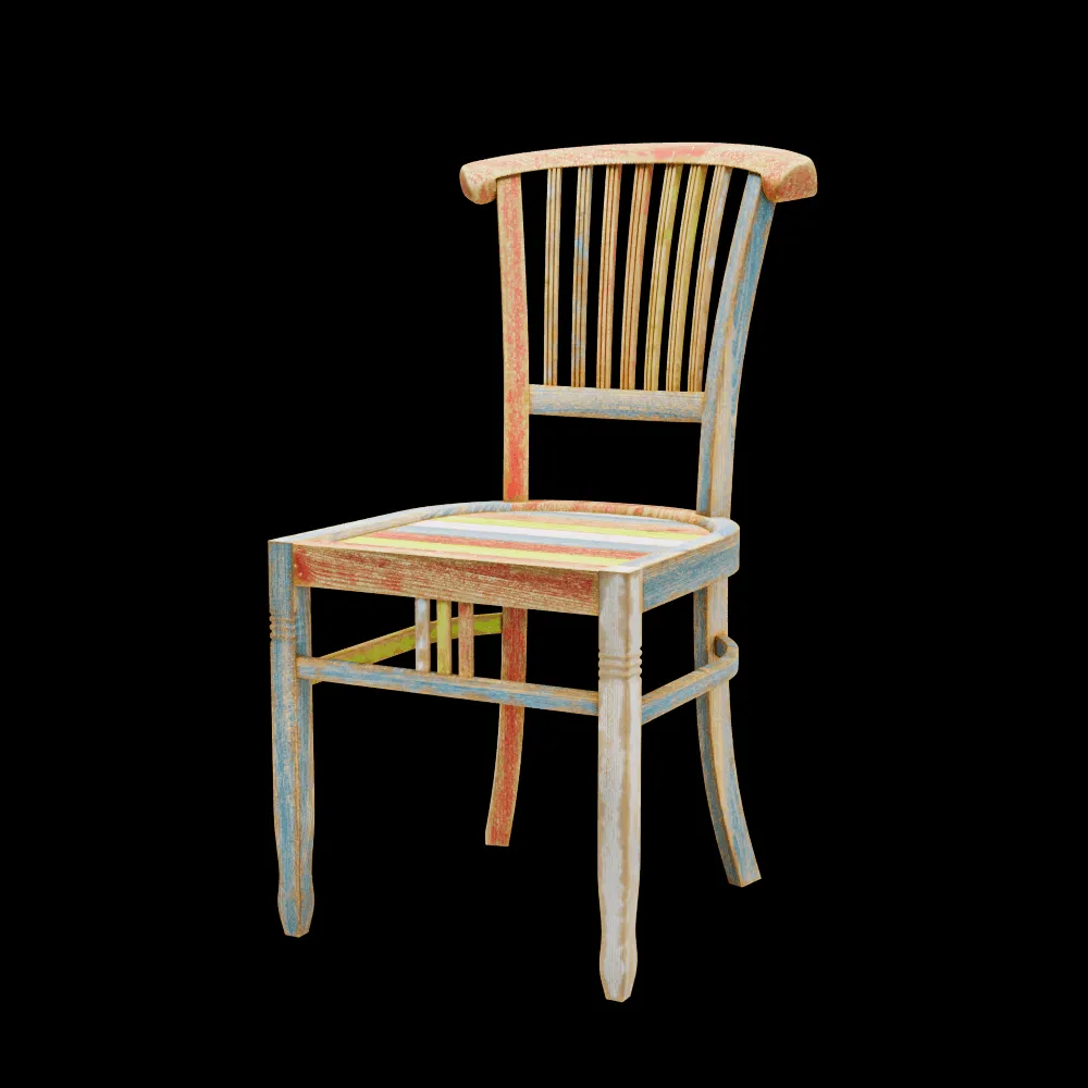 Teak House – Chair Ivy Painted 3ds Max