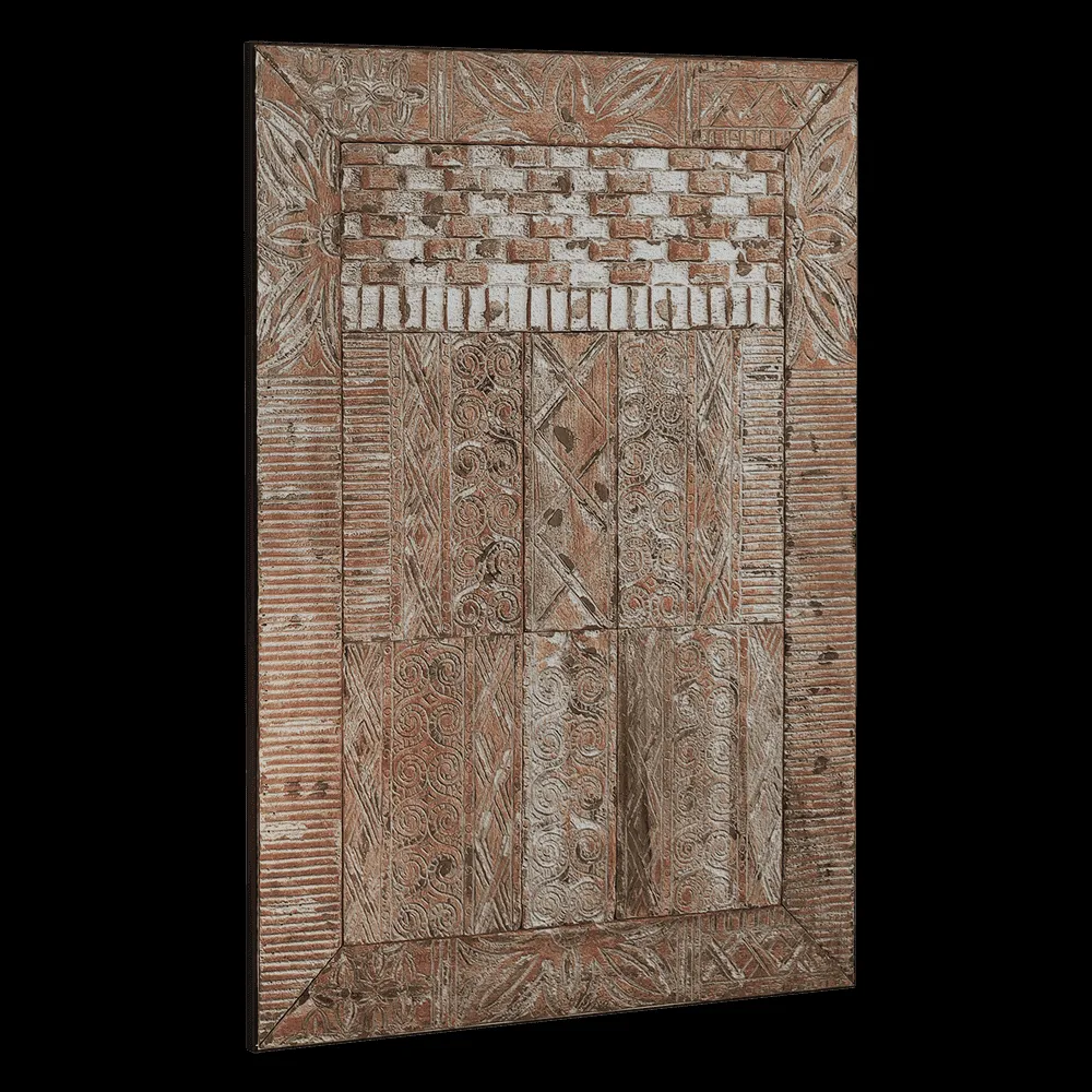 Teak House – Decorative panel Toraja 107 3ds Max
