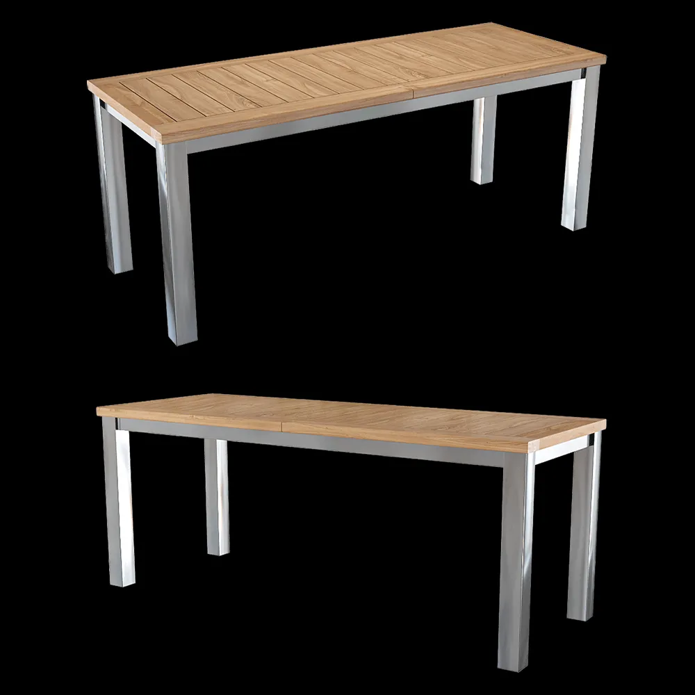 Teak House – Dining table Atlanta 3ds Max