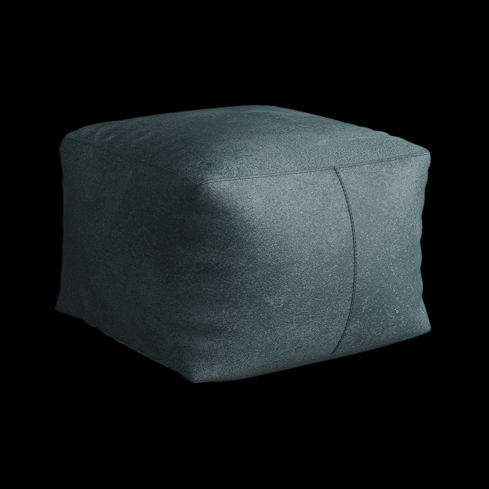 Teak House – Pouf Nero 3ds Max