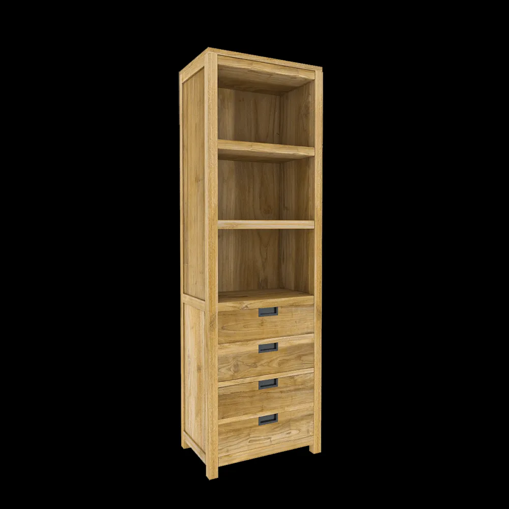 Teak House – Rack Concept with 4 drawers 3ds Max