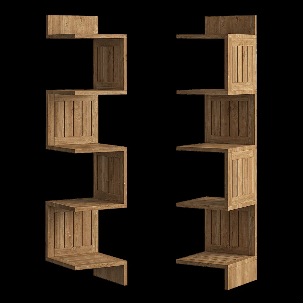 Teak House – Shelf Domino 30 3ds Max