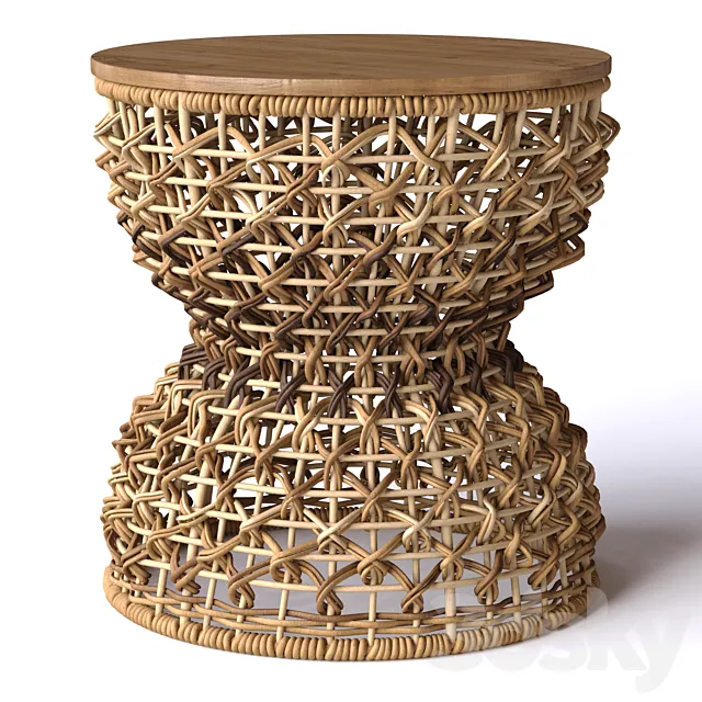 Teak House – Sopran stool 3ds Max