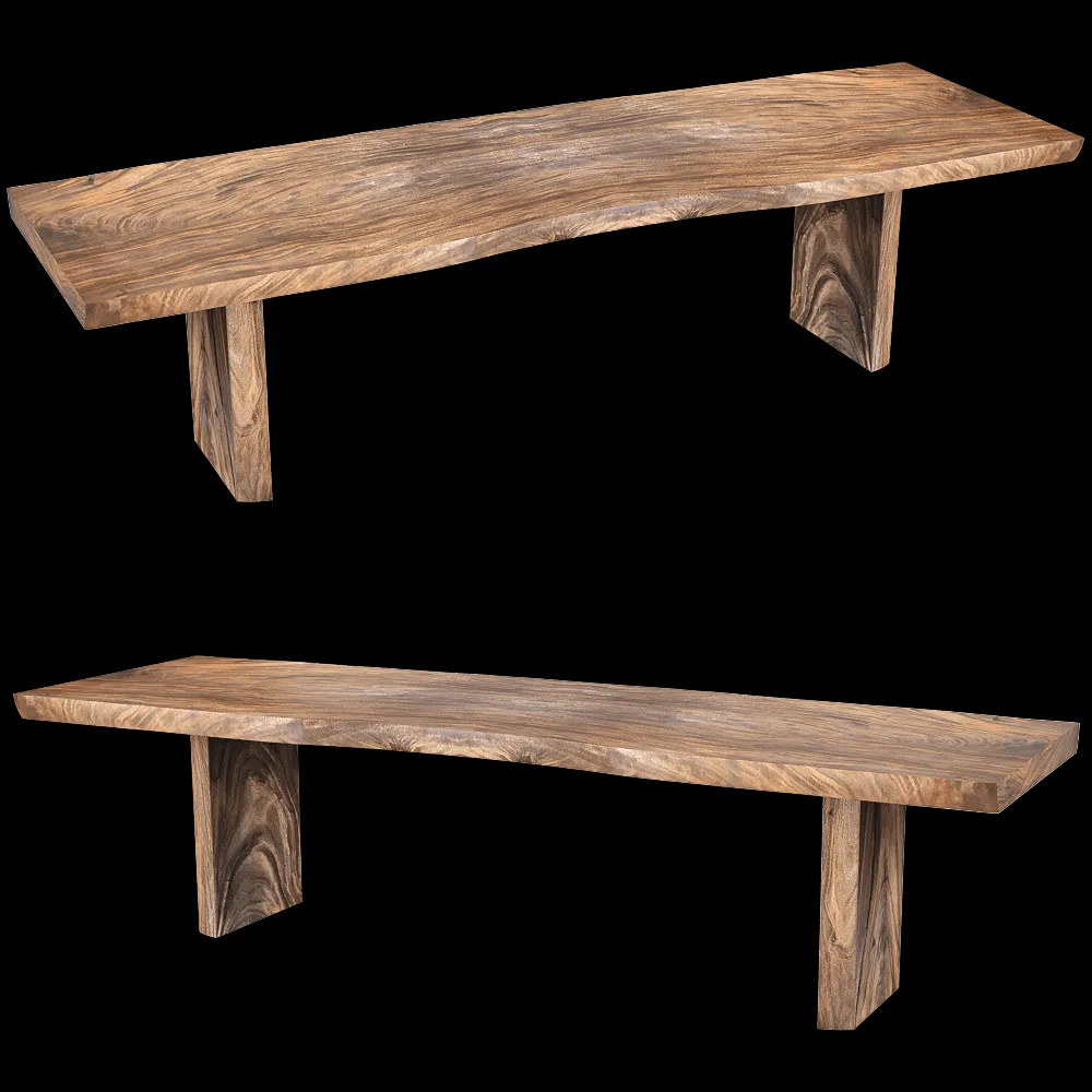 Teak House – Table Wild Edge 300 3ds Max