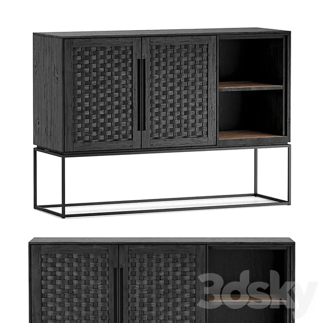 Teak House – Tall chest of drawers Karma 140 3ds Max