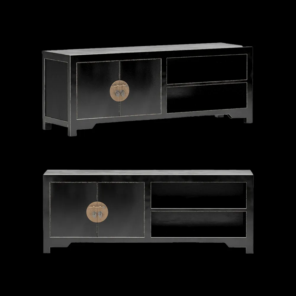 Teak House – TV cabinet Jixi Black 3ds Max