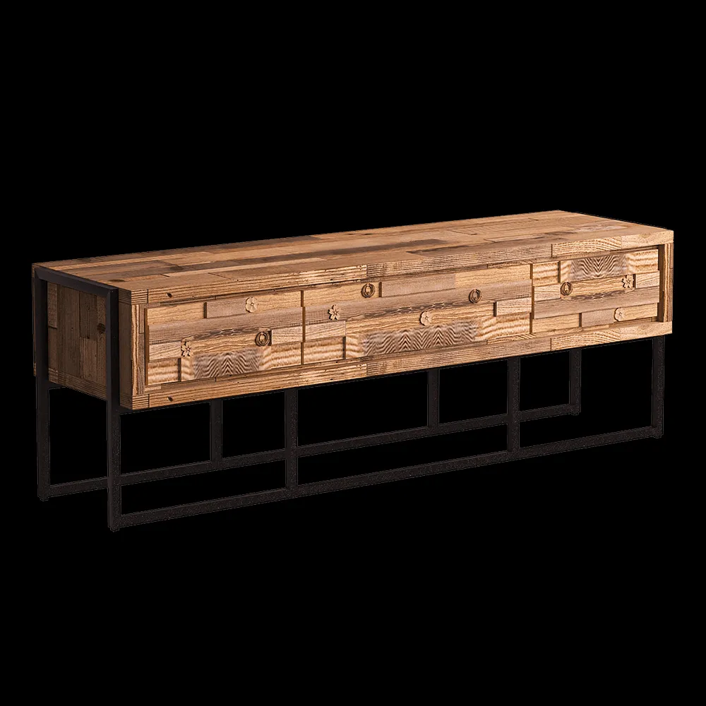 Teak House – TV stand Carv’n 3ds Max