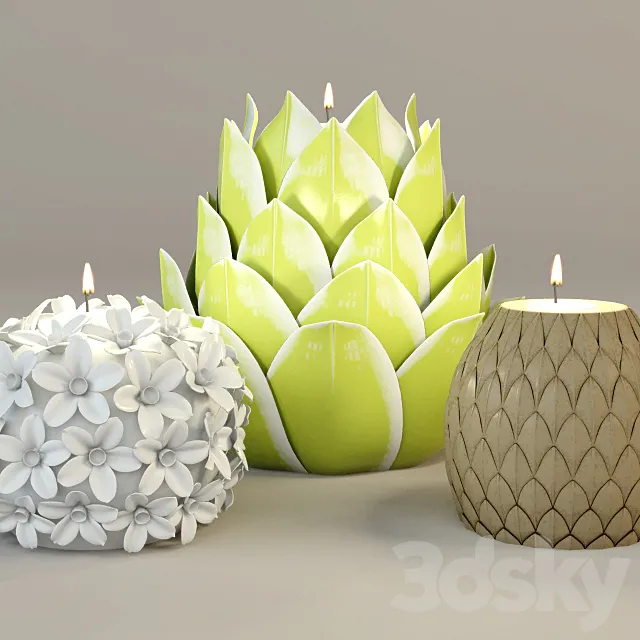 Tealight Holders _ ZARA HOME 3DS Max Model