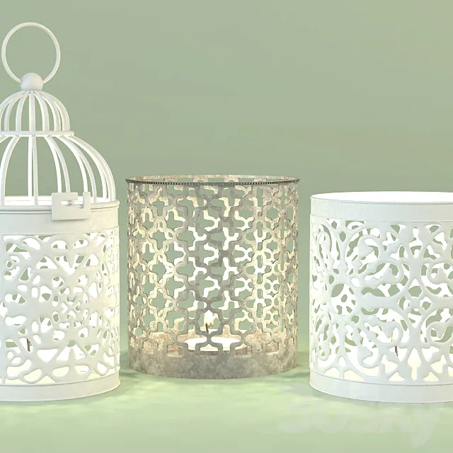 Tealight Holders _ ZARA HOME 3ds Max