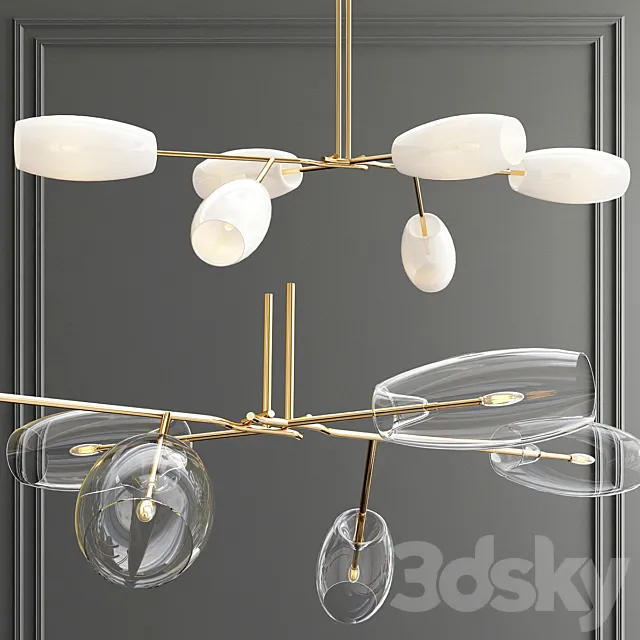 Team Koss Branching Chandelier 3DS Max Model