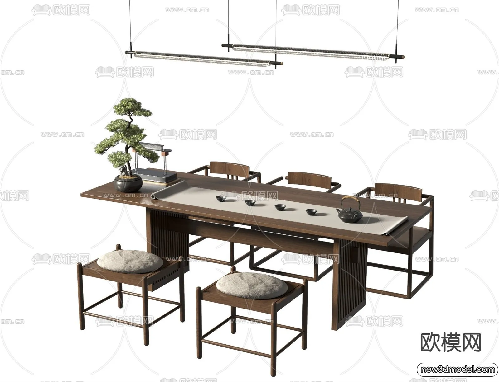 Tearoom – 3D Models – 3D Interior Scenes – 065