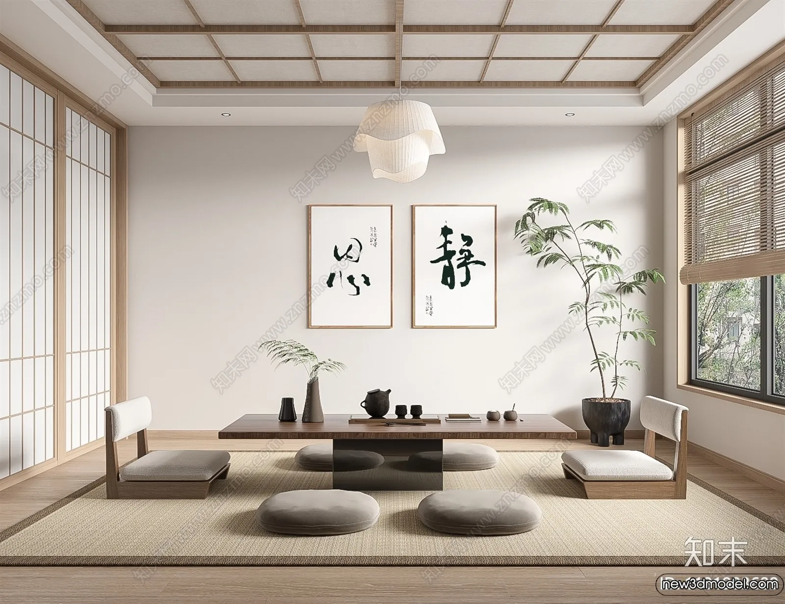 Tearoom – 3D Models – 3D Interior Scenes – 092