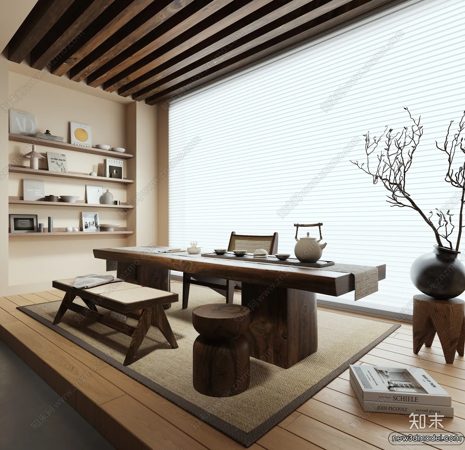 Tearoom – 3D Models – 3D Interior Scenes – 101