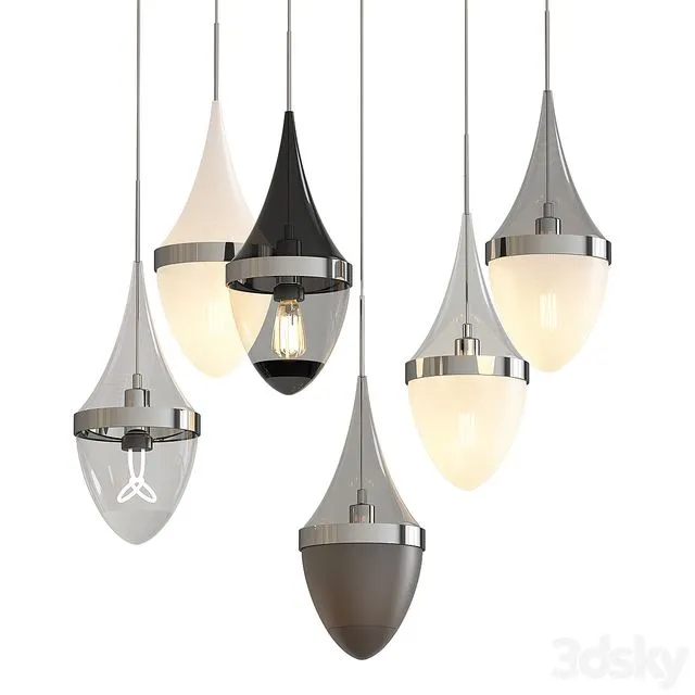 Tech Lighting Pendants 3dsMax Model