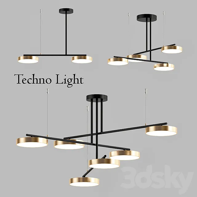 TECHNO LIGHT 3ds Max