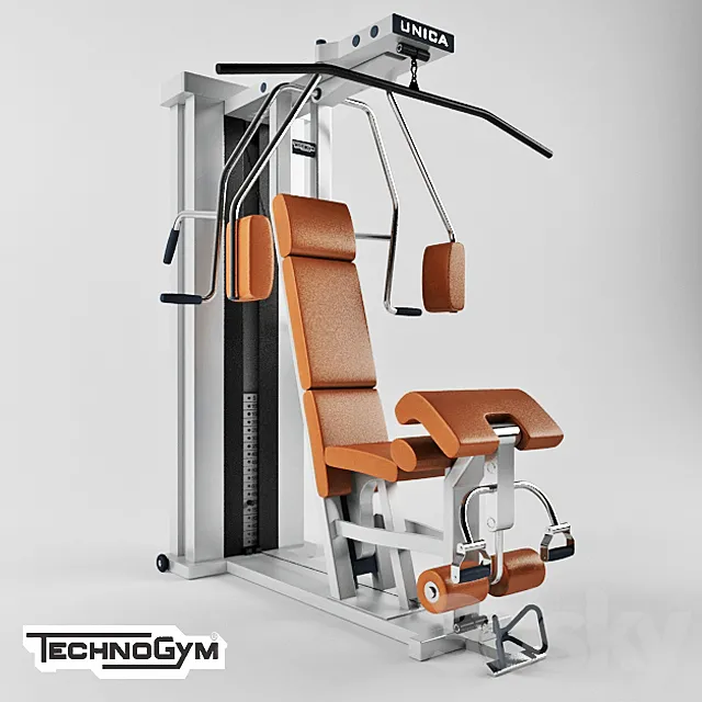 Technogym _ Unica Evolution 3ds Max