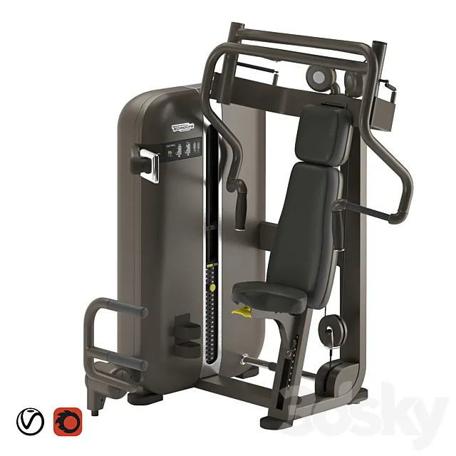 Technogym Artis Chest Press 3DS Max Model