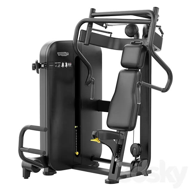 Technogym Artis Chest Press 3ds Max