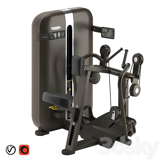 Technogym Artis Low Row 3ds Max