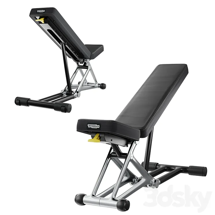 Technogym Bench Personal 3DS Max Model