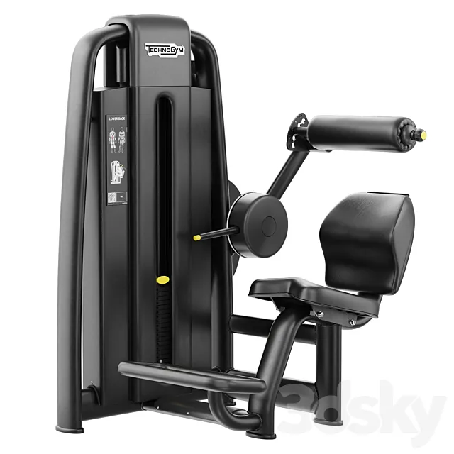 Technogym Selection 700 – Lower Back 3ds Max