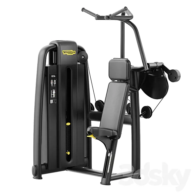 Technogym Selection 700 – Vertical Traction 3ds Max