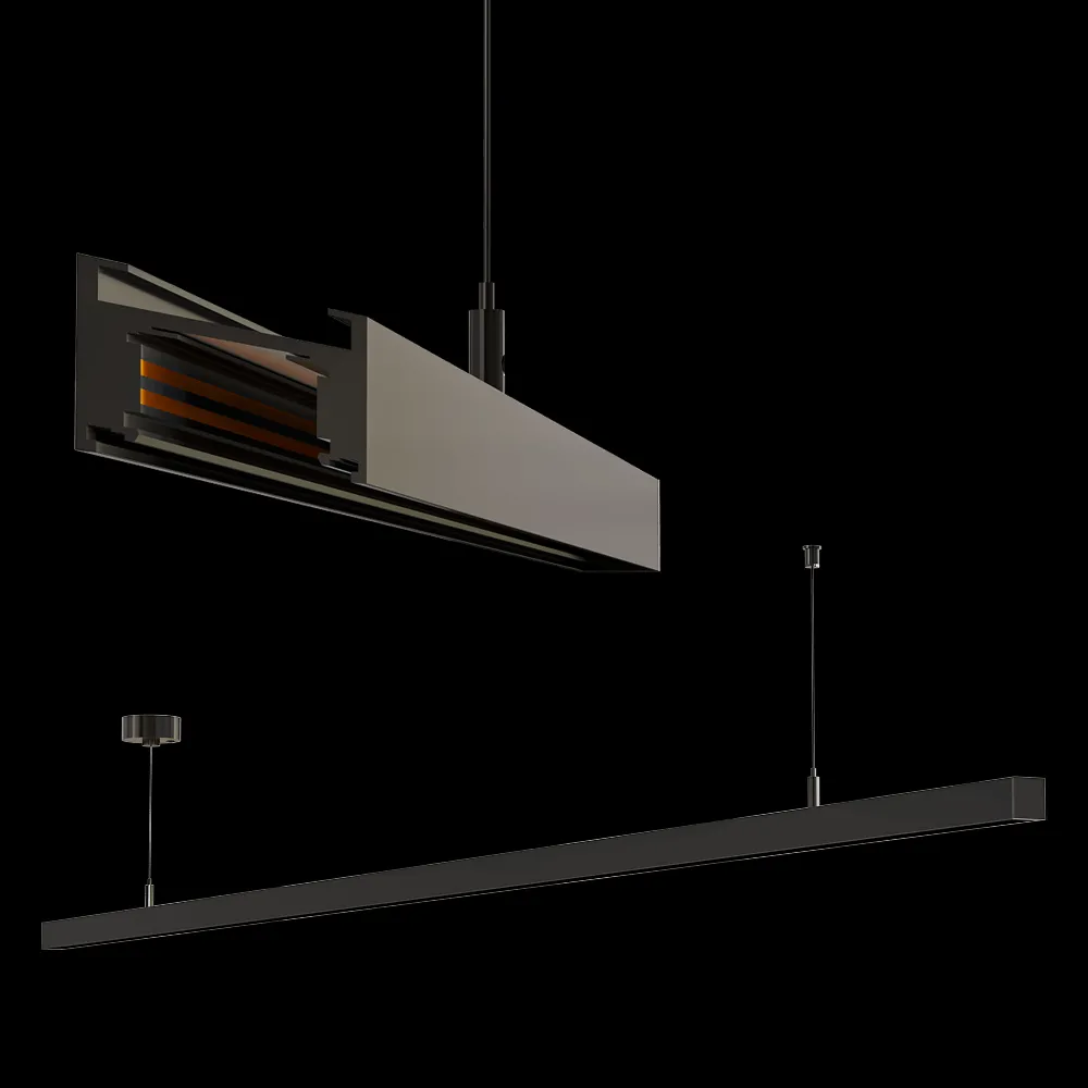 Technolight – Hanging mini track 3ds Max