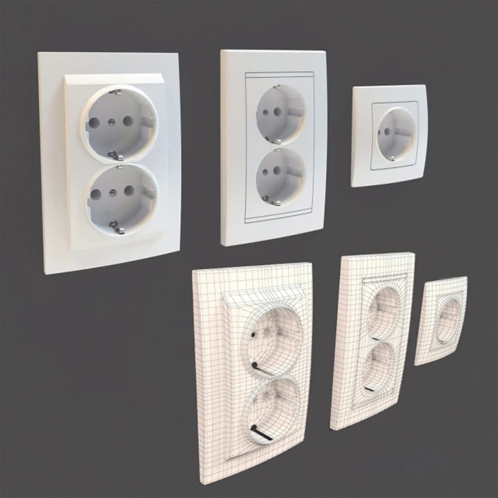 technology – 3D Socket Set 3ds Max