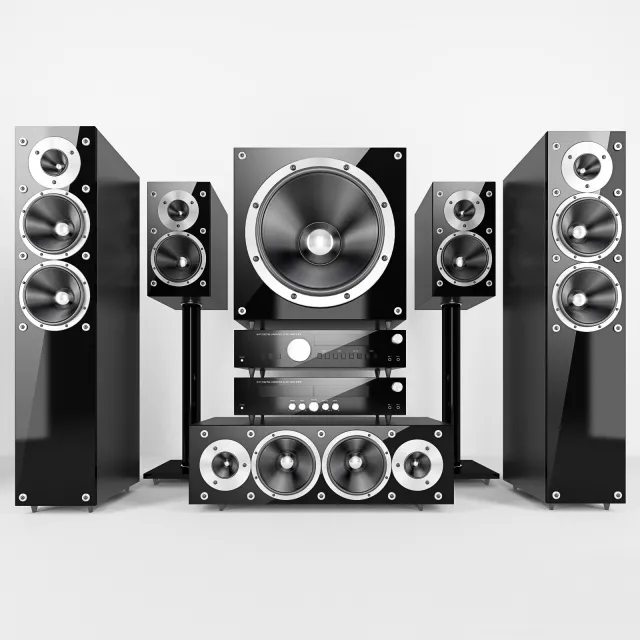 technology – Acoustic system 10 3ds Max
